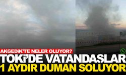 Akgedik TOKİ’de vatandaşlar 1 aydır duman soluyor