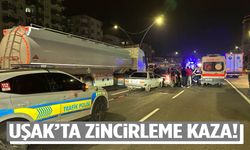 Uşak’ta zincirleme kaza! Yaralılar var…