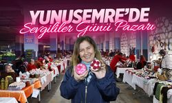 Yunusemre'de 'Sevgililer Günü' pazarı