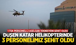 Düşen Katar helikopterinde 3 personelimiz şehit oldu! ASELSAN teknisyenleri vardı...