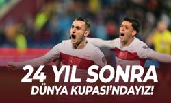 24 yıllık özlem sona erdi! Türkiye, Dünya Kupası’nda!