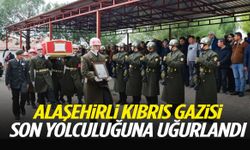 Alaşehirli Kıbrıs Gazisine son görev