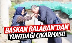 Yuntdağı’nda bayram buluşması: Başkan Balaban mahalle mahalle gezdi
