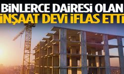 Binlerce dairesi olan inşaat devi iflas etti