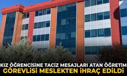Kız öğrencisine taciz mesajları atan öğretim görevlisi meslekten ihraç edildi