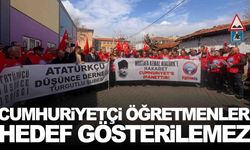 Eğitim-İş Genel Başkanı Turgutlu’da konuştu: “Cumhuriyetçi öğretmenler hedef gösterilemez”