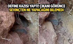 Define kazısı yaptı! Çıkanı görünce ne yapacağını bilemedi