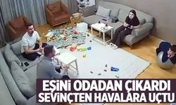 Eşini odadan çıkardı! 10 saniye sonra sevinç çığlıkları attı