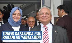 Zincirleme trafik kazasında eski bakanlar yaralandı!