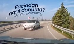 Ters yönde dehşet: Manisa’da facia kıl payı atlatıldı