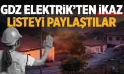 GDZ Elektrik'ten Manisa'ya 16 Mart uyarısı