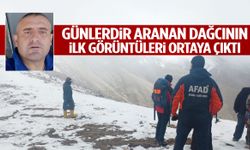 Günlerdir aranan dağcının ilk görüntüleri ortaya çıktı!