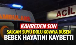 Henüz 1 yaşındaydı… Şalgam dolu kova sonu oldu!