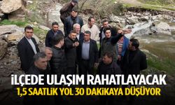 İlçede ulaşım rahatlayacak! 1,5 saatlik yol 30 dakikaya düşüyor!