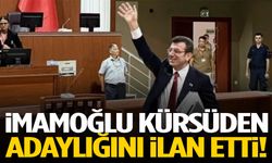 İmamoğlu kürsüden adaylığını ilan etti!