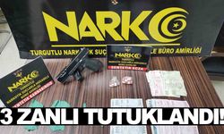 Manisa Turgutlu’da uyuşturucuya geçit yok: 3 tutuklama