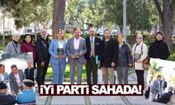 İYİ Parti’den çarşı merkezinde esnaf ziyareti