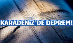 Karadeniz’de deprem meydana geldi!