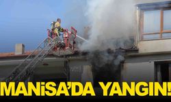 Manisa’da yangın paniği… 4 katlı apartman alevlere teslim oldu