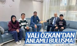 Vali Özkan şehit ve gazi aileleriyle buluştu
