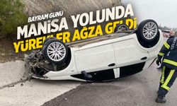 Manisa yolunda yürekler ağza geldi!