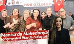 Manisa'da Kuzey Makedonya göçmenleri iftarda buluştu