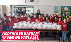 Öğrenciler bayram sevincini paylaştı