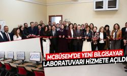MCBÜSEM’de yeni bilgisayar laboratuvarı hizmete açıldı