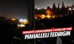 Muradiye sokakları karanlığa gömüldü! Mahalleli tedirgin…