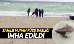 Sahile vuran füze başlığı imha edildi!