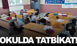 Sarıgöl’de öğrencilere deprem tatbikatı... Afet anında neler yapmaları gerektiğini öğrendiler