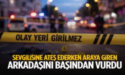 Sevgilisine ateş ederken araya giren arkadaşını başından vurdu!