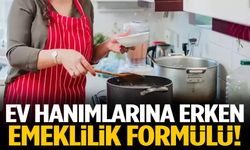 Ev hanımlarına erken emeklilik formülü!