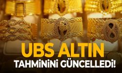 UBS altın tahminini güncelledi!