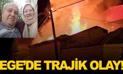 Yanan ev yaşlı çifte mezar oldu!
