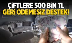 Yeni kampanya... Çiftlere 500 bin TL geri ödemesiz destek!