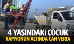 Yürek yakan olay! 4 yaşındaki çocuk kamyonun altında can verdi!