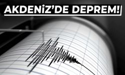 Akdeniz'de 4.7 büyüklüğünde deprem meydana geldi!
