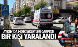 Aydın’da motosikletler çarpıştı: 1 yaralı