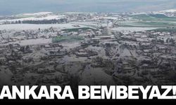 Başkentte nisan ortasında kar sürprizi! Her yer beyaza büründü!