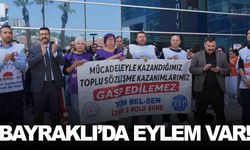 Bayraklı Belediyesi’nde eylem sürüyor... Memurlar iş bıraktı!