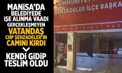 Belediyede işe alınma vaadi gerçekleşmeyen vatandaş CHP'nin camını kırdı