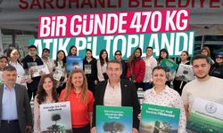 Bir günde 470 kg atık pil toplandı
