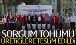 Sorgum tohumu üreticilere teslim edildi