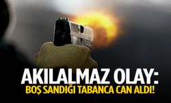Akılalmaz olay: ‘Boş’ sandığı tabanca can aldı!