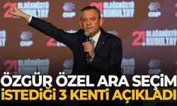 Özgür Özel ara seçim için 3 kenti işaret etti!