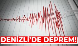 Denizli sallandı! 4 büyüklüğünde deprem...