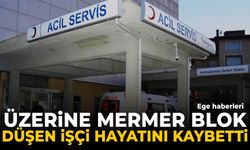 Mermer ocağında feci kaza: 28 yaşındaki işçi hayatını kaybetti