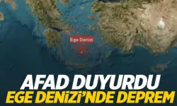 Ege açıklarında 5.9 büyüklüğünde deprem!