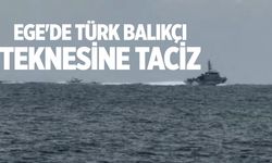 Ege sularında Türk balıkçı teknesine taciz